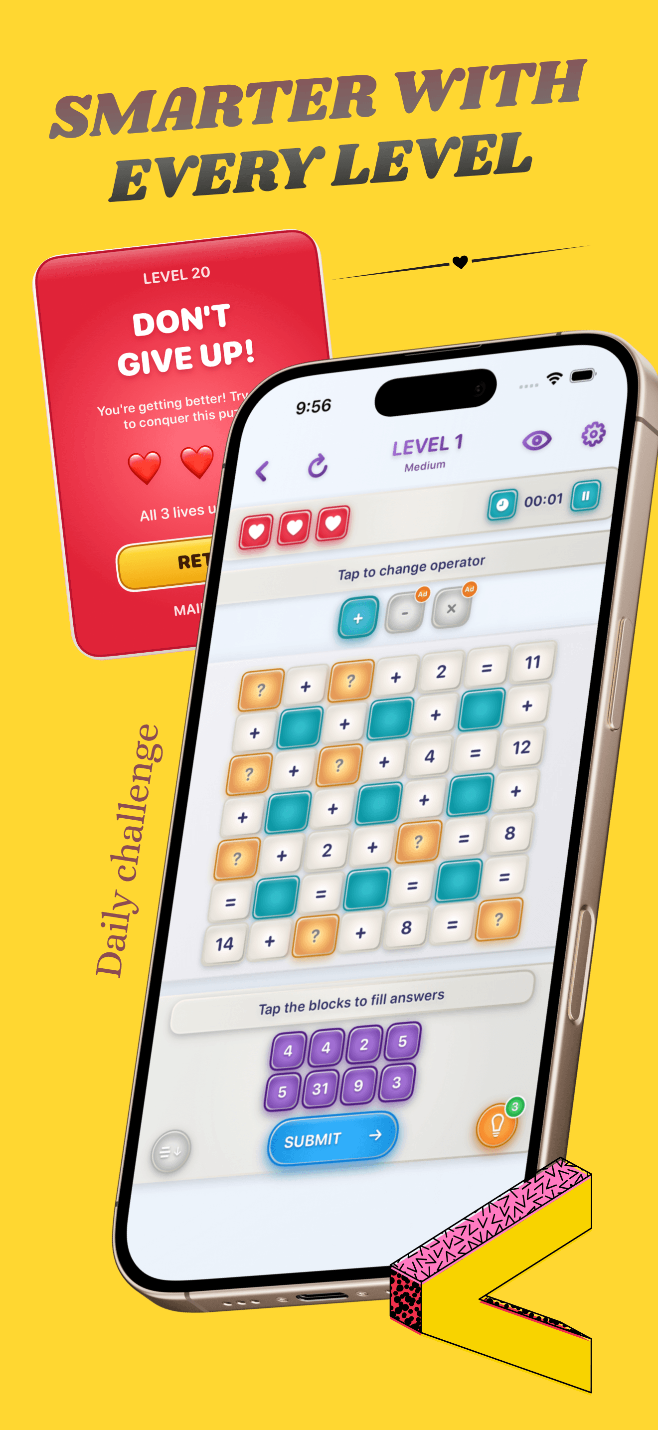 Brainify: Cross Math Puzzle gameplay screenshot 2